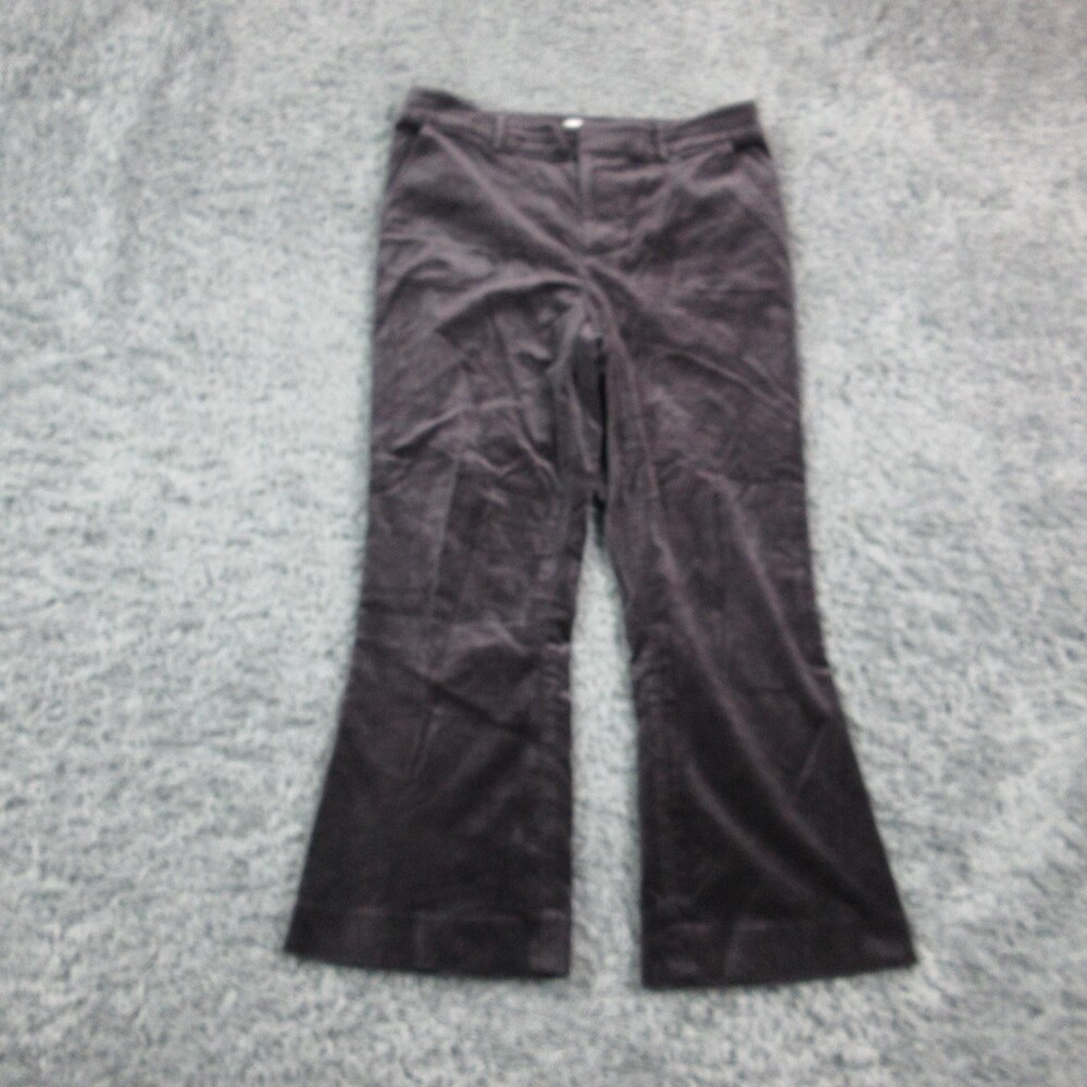 FRAME Pants Womens 12 Blue Velvet Flare Chino Stretch Career Dress 32x25.5*